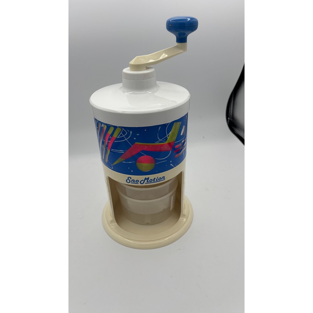 Back to Basics Sno Motion Ice Shaver Unisex OS Blue 90s Retro Snow Cone Maker